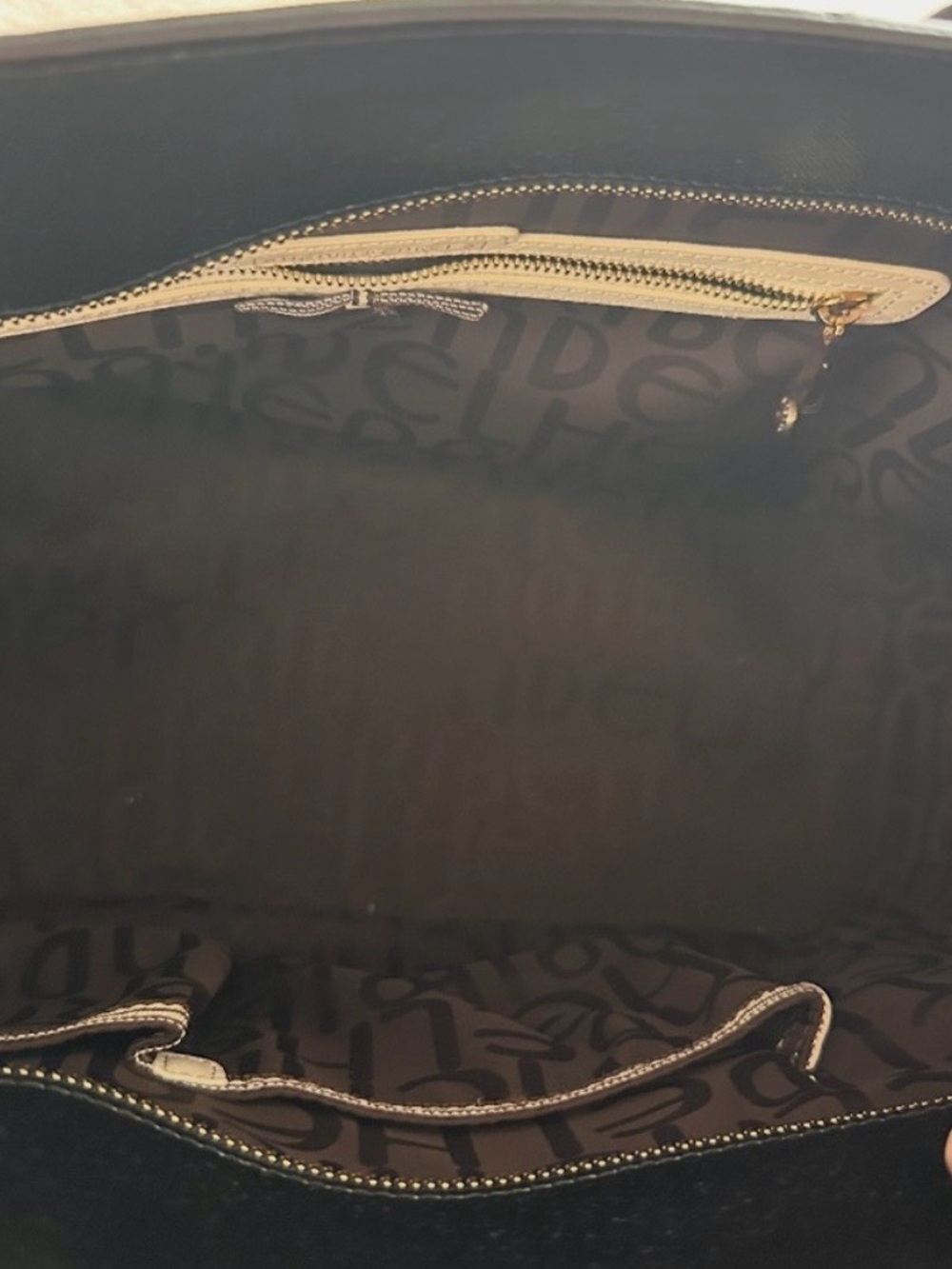 🌞Authentic Rare Henri Bendel Brown & Golden Patterned Tote / Handbag - Picture 8 of 14